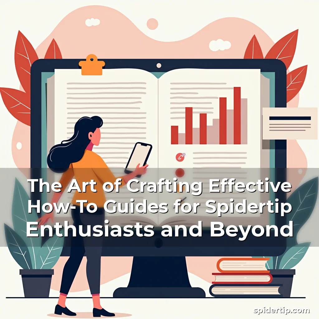 Read more about the article The Art of Crafting Effective How-To Guides for Spidertip Enthusiasts and Beyond