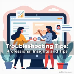 Artistic representation for Troubleshooting Tips: Professional Insights and Tips